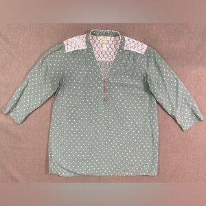Matilda Jane 3/4 Sleeve Blouse SIZE SMALL